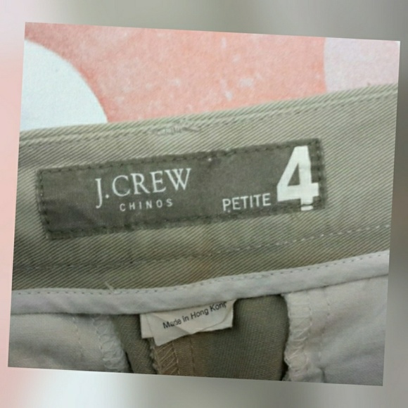 J. Crew khaki embroidered pants - Picture 4 of 4